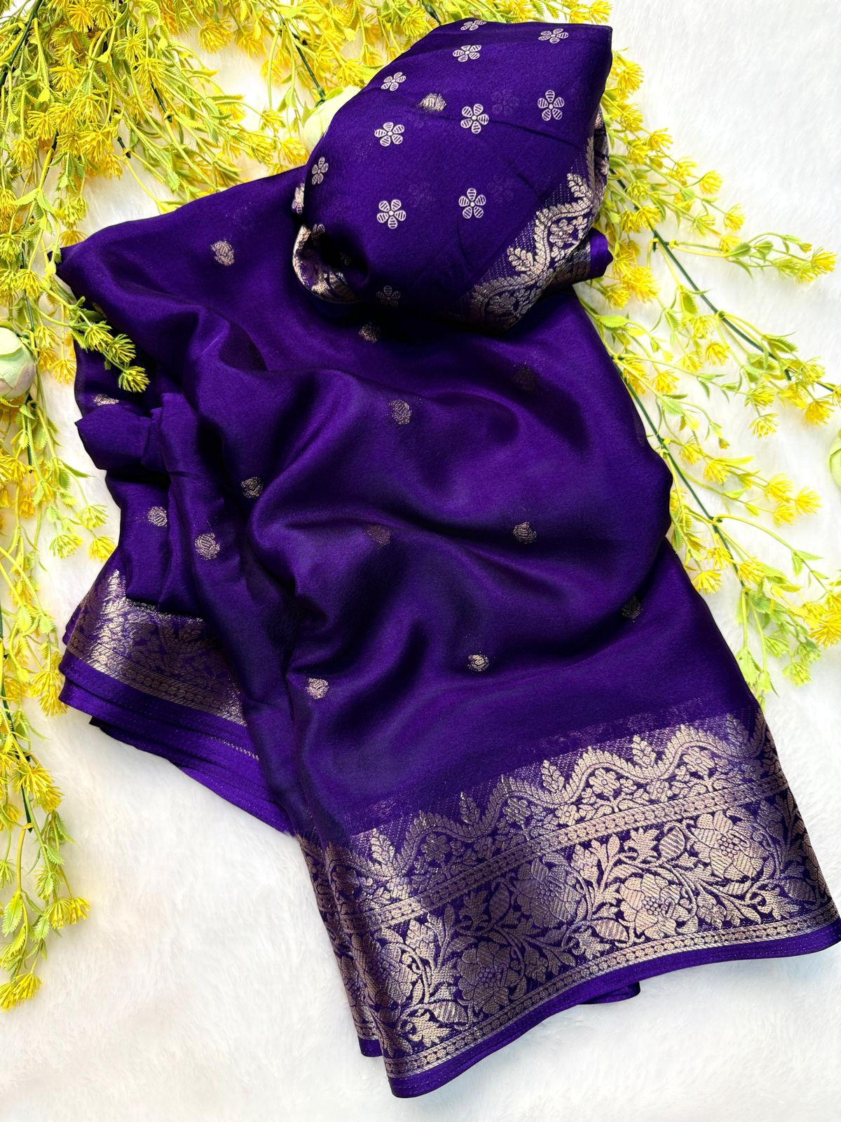 Georgette Crepe Saree