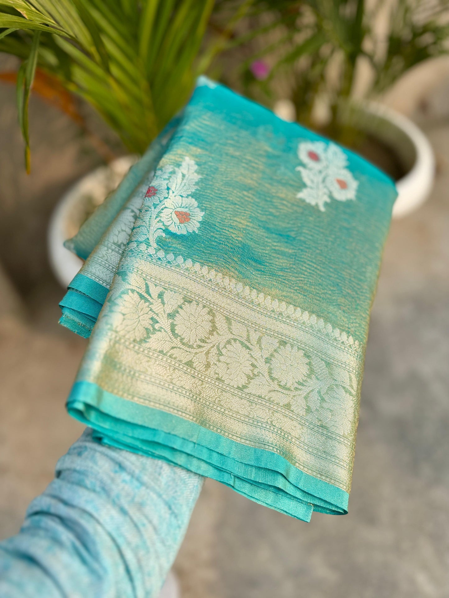 Banarasi Katan Tissue Saree
