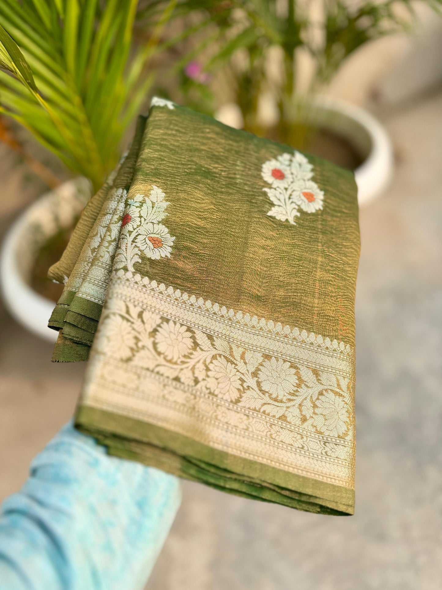 Banarasi Katan Tissue Saree