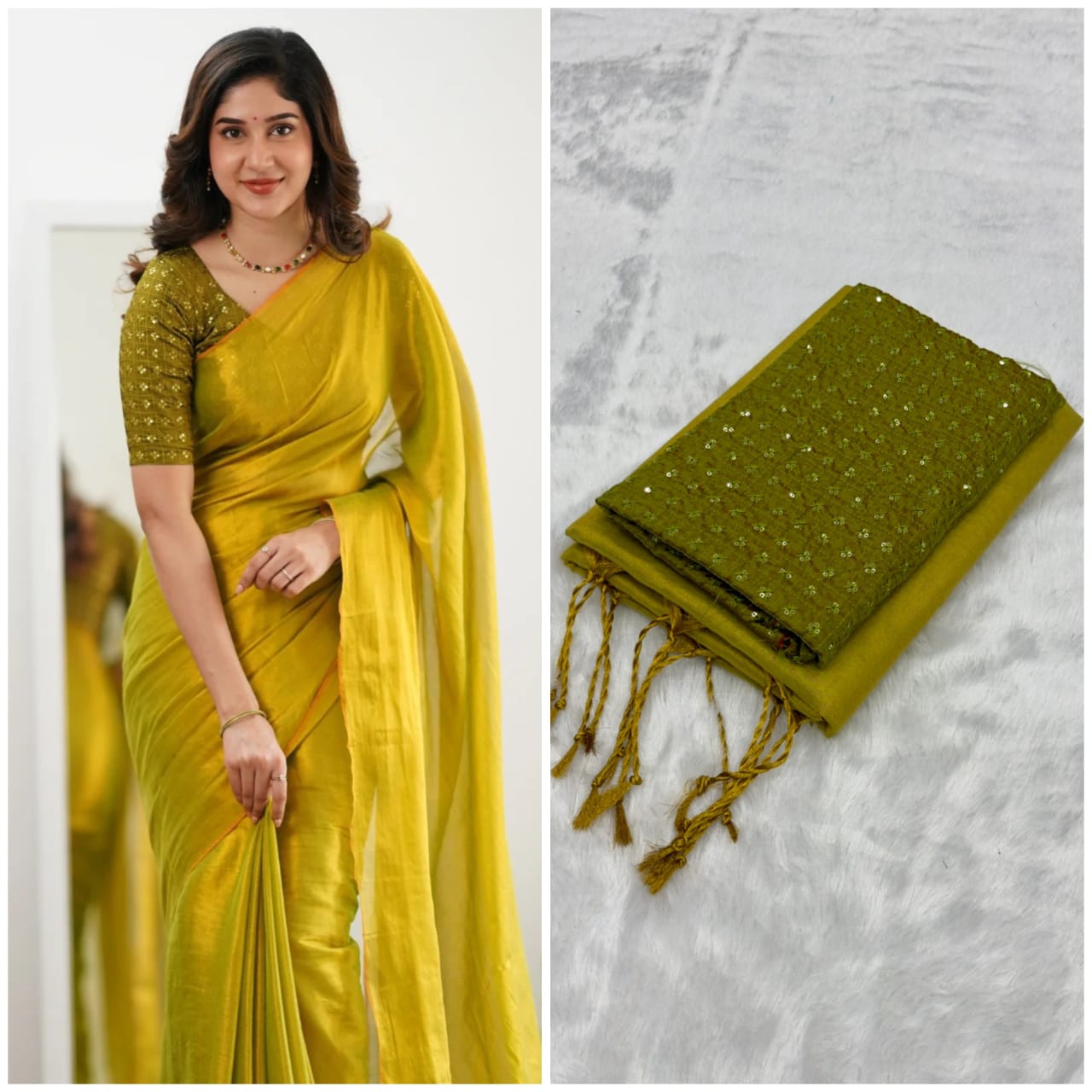 Cotton Tissue Silk Saree