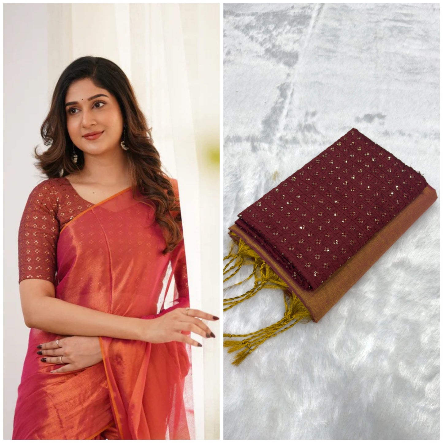 Cotton Tissue Silk Saree