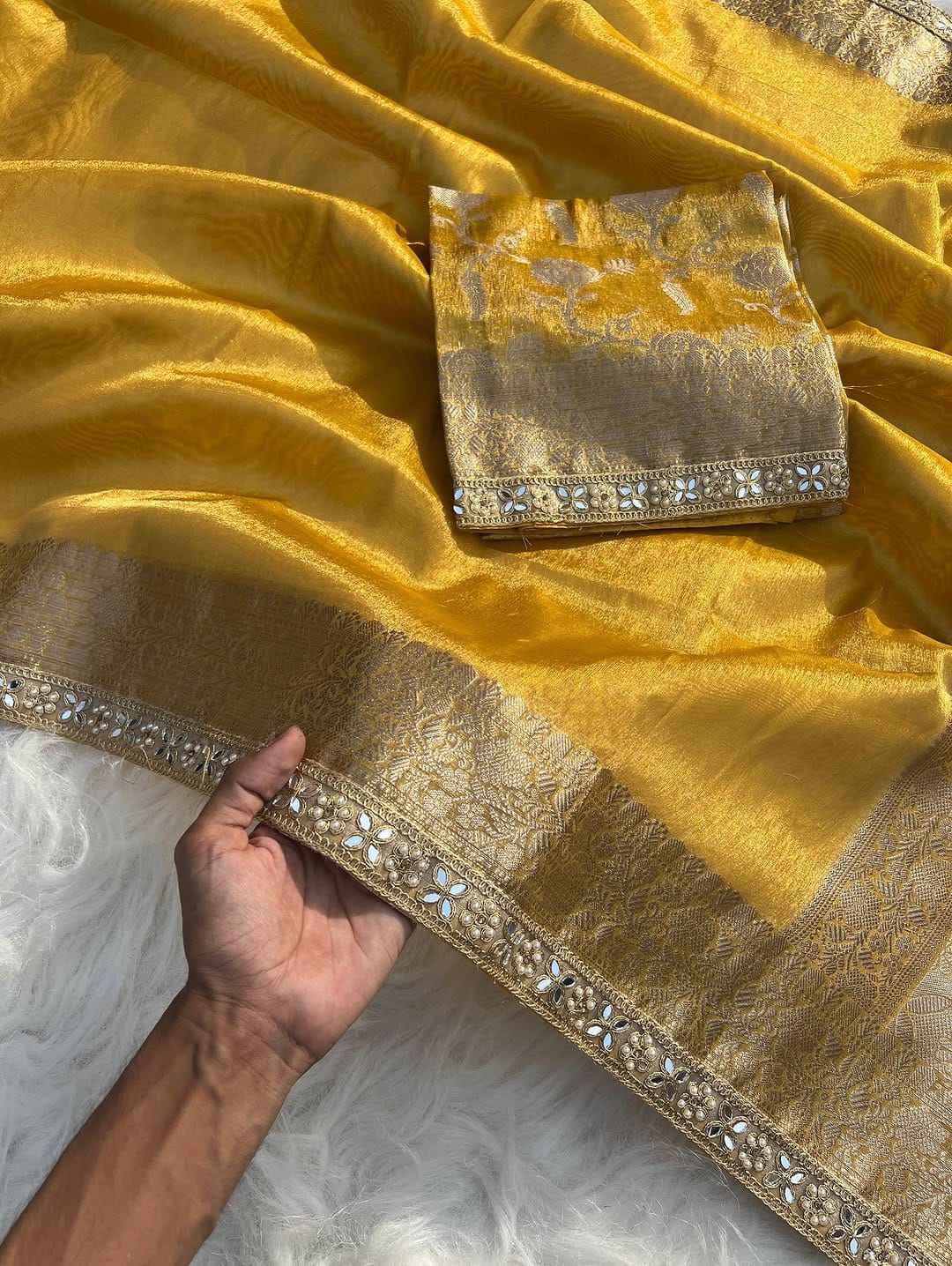 Premium Tissue Silk Saree