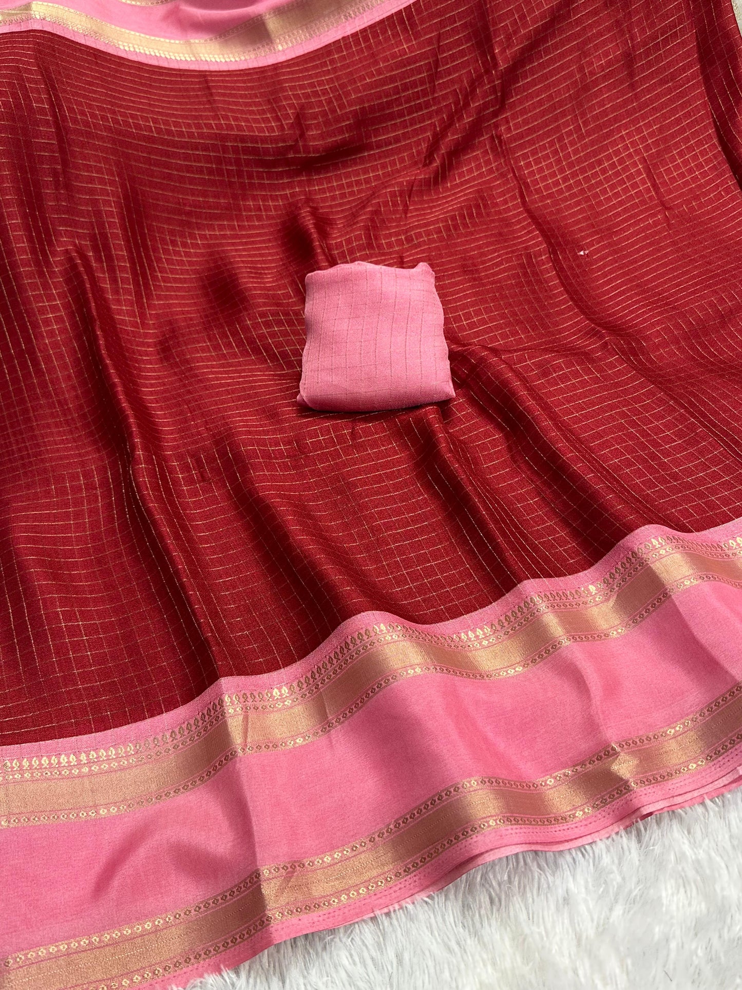 Mysore Crepe Silk Saree
