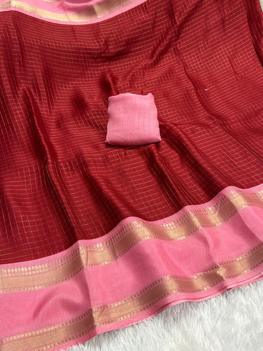 Mysore Crepe Silk Saree