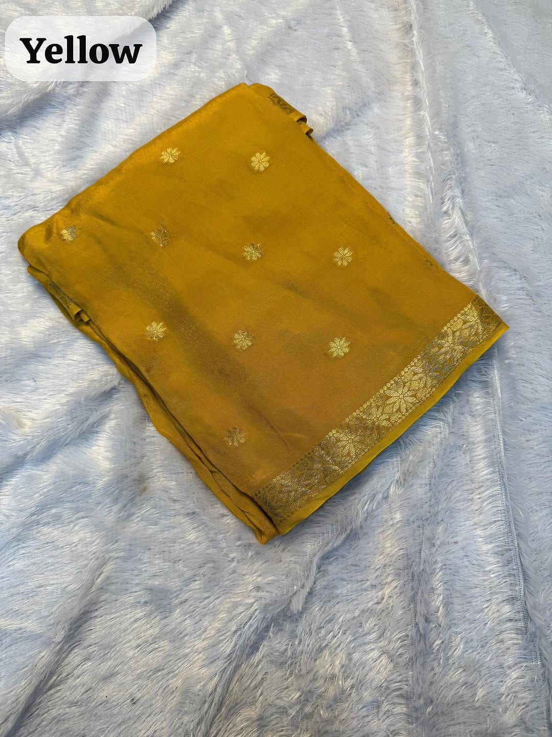 Viscose Crepe Silk Saree