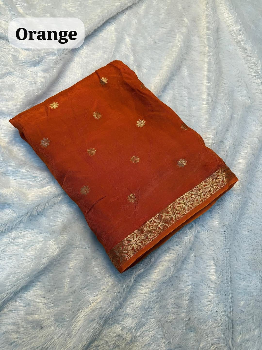 Viscose Crepe Silk Saree