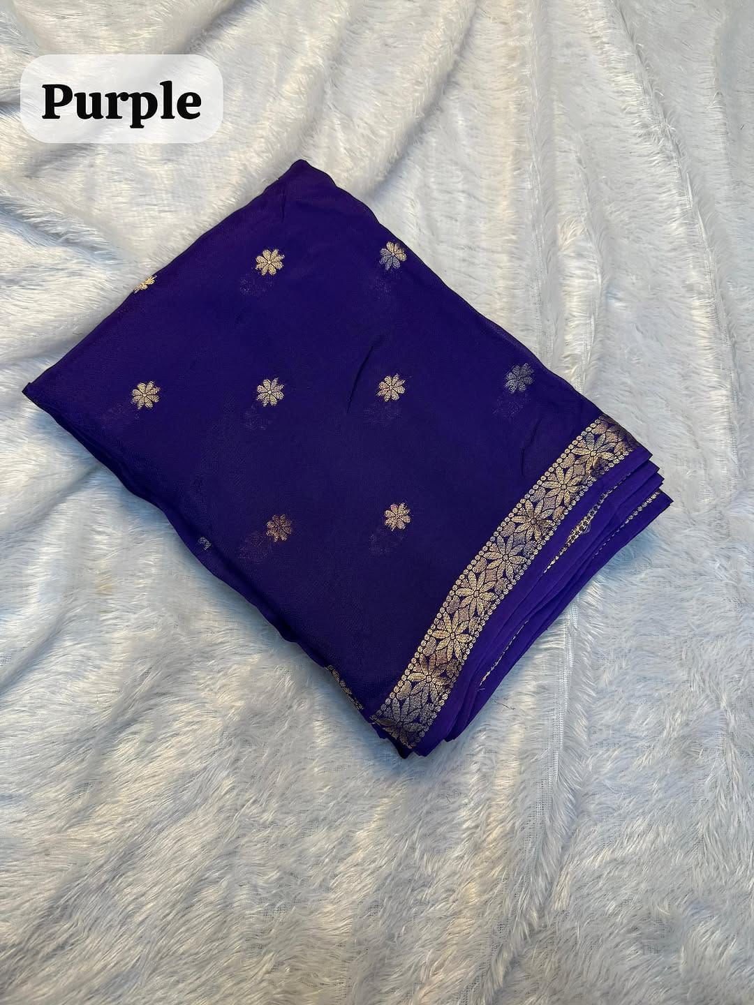 Viscose Crepe Silk Saree