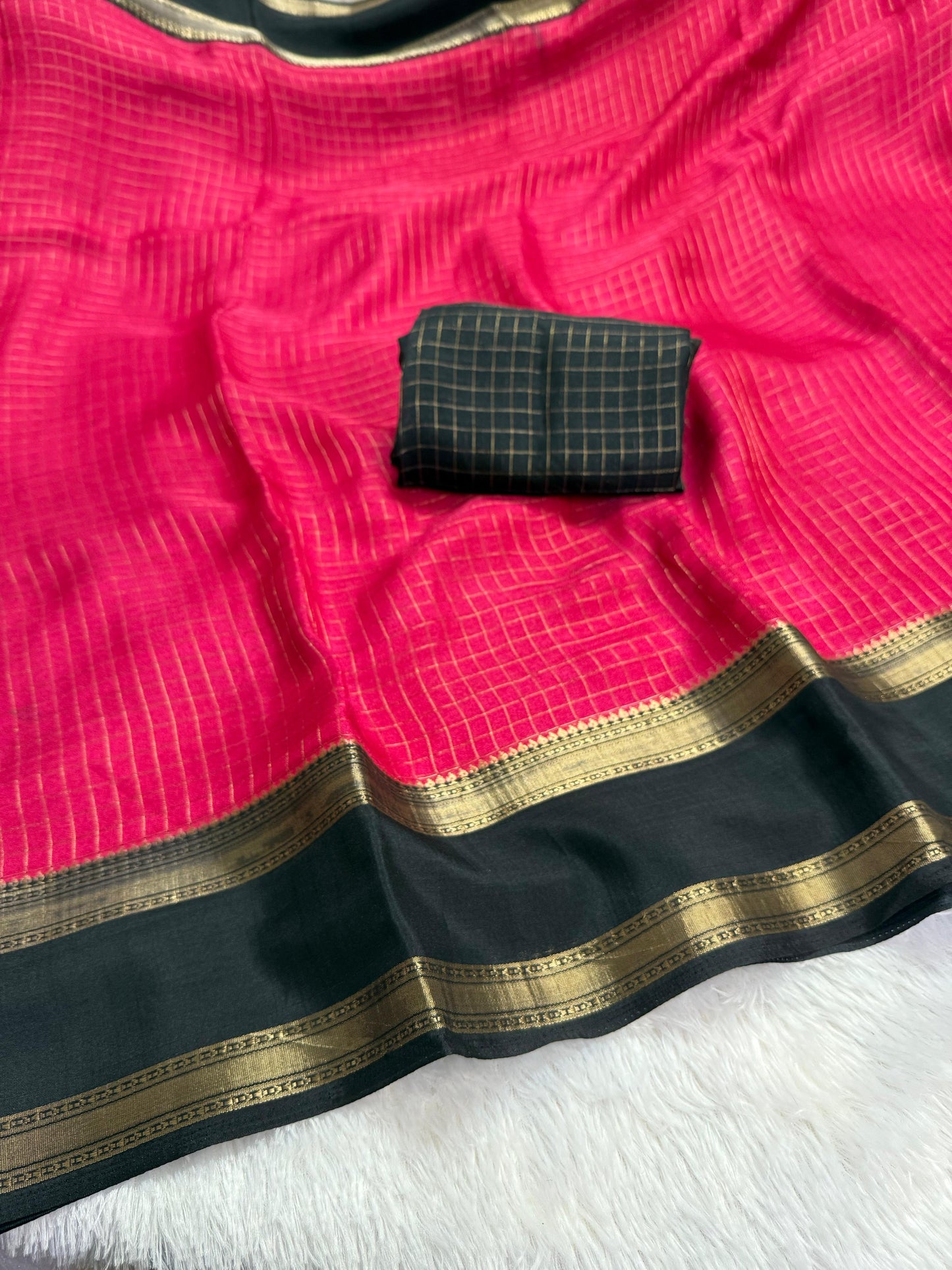 Mysore Crepe Saree