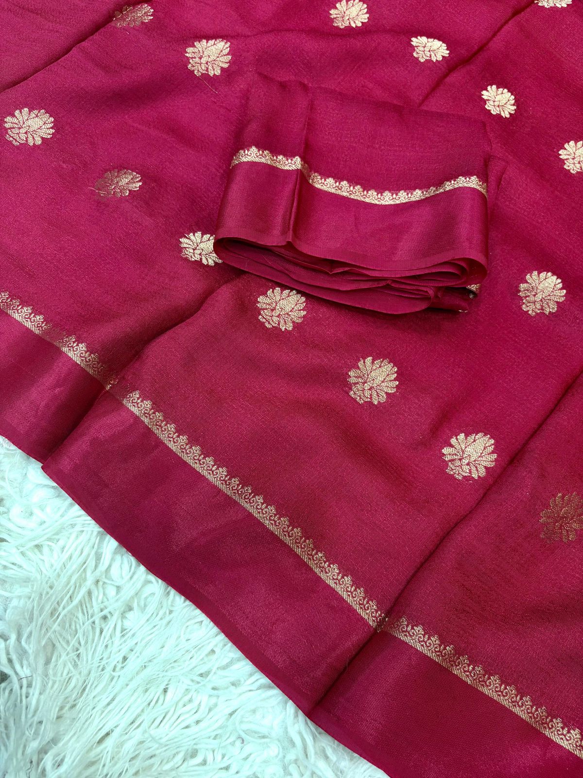 Viscose Khadi Silk Saree