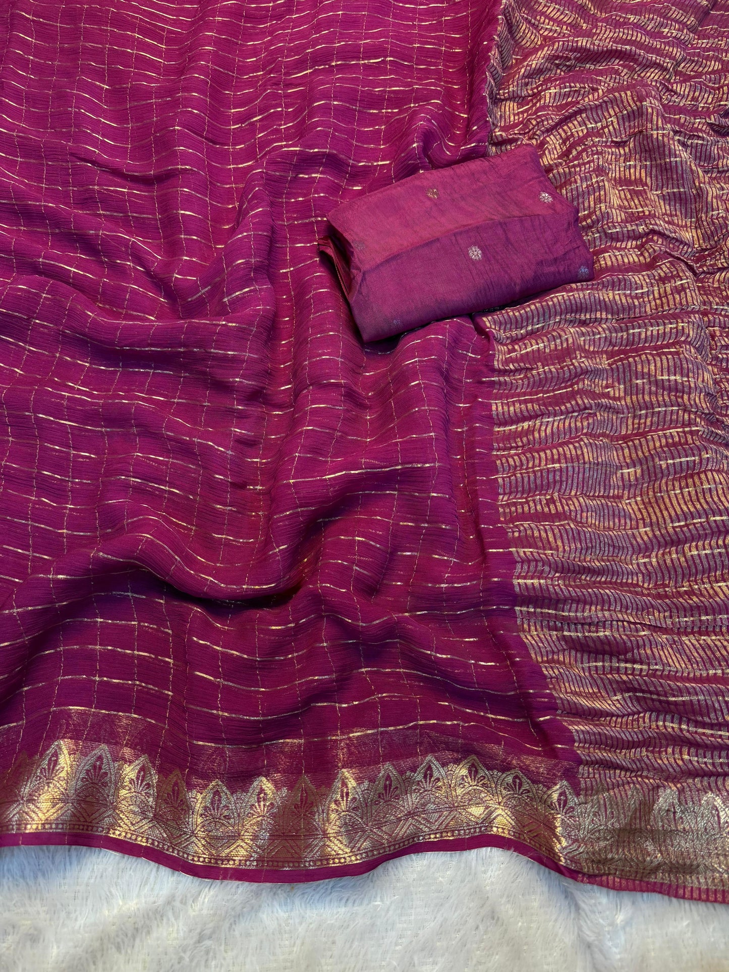 Viscose Georgette Saree