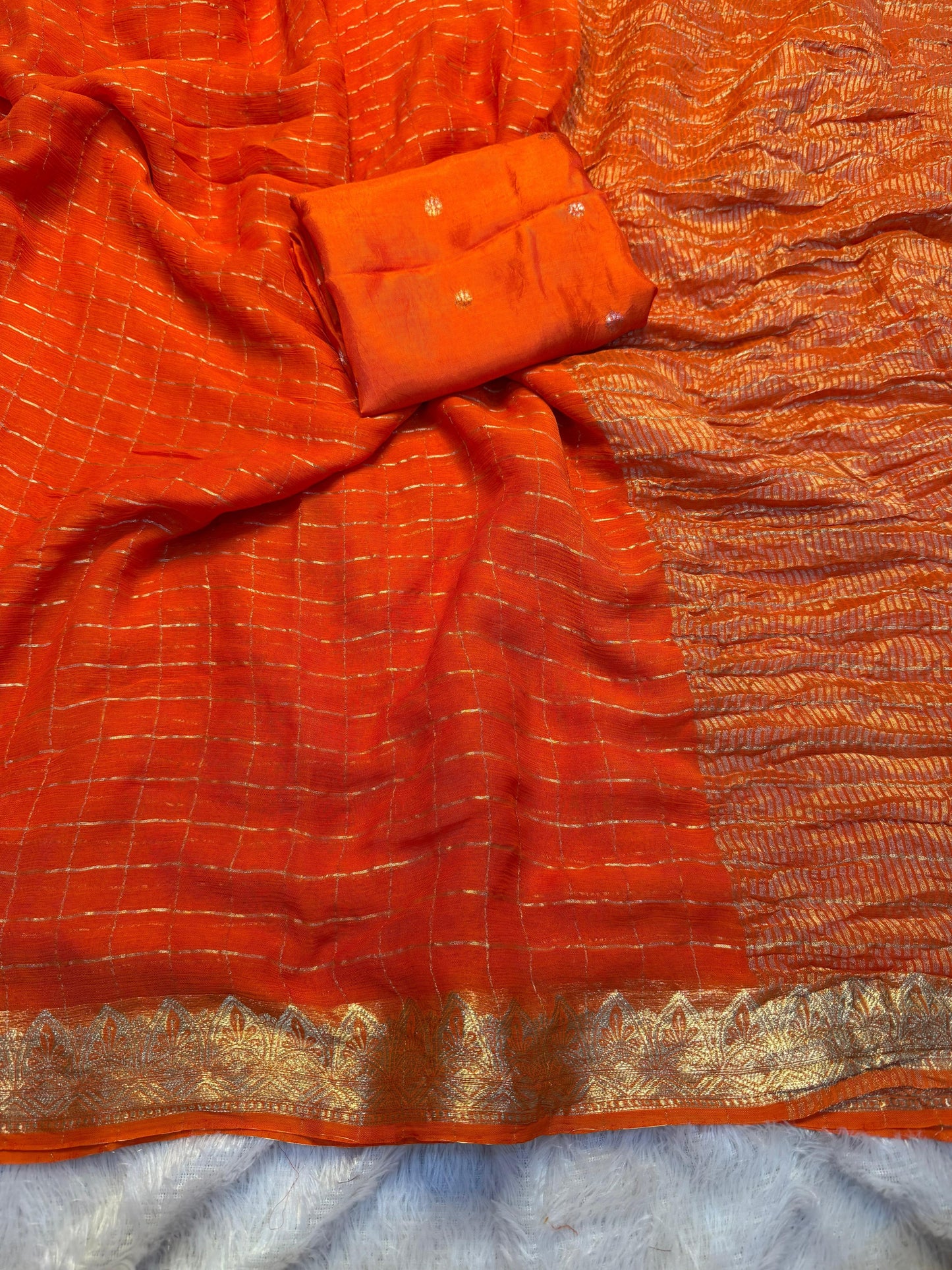 Viscose Georgette Saree