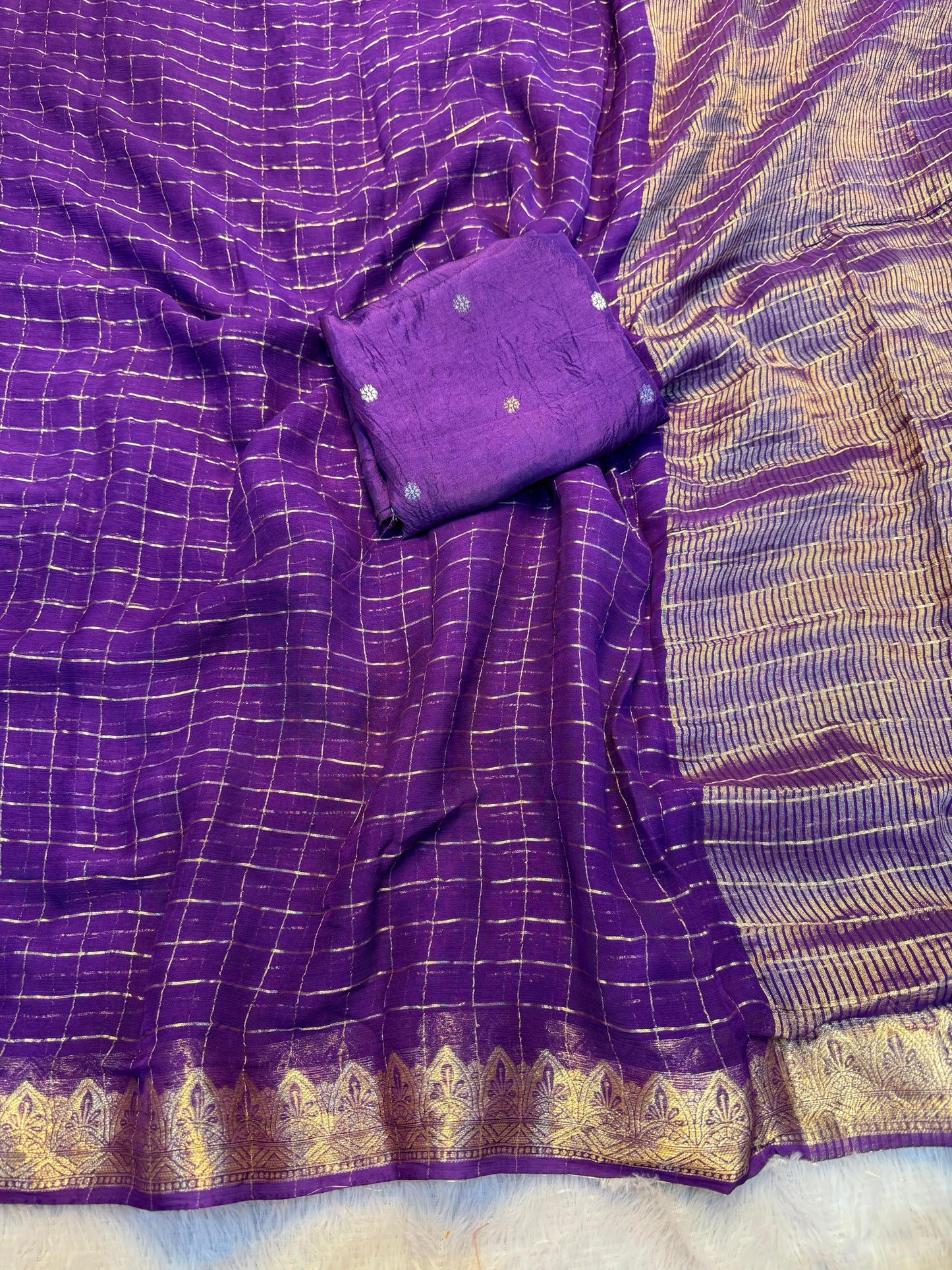 Viscose Georgette Saree
