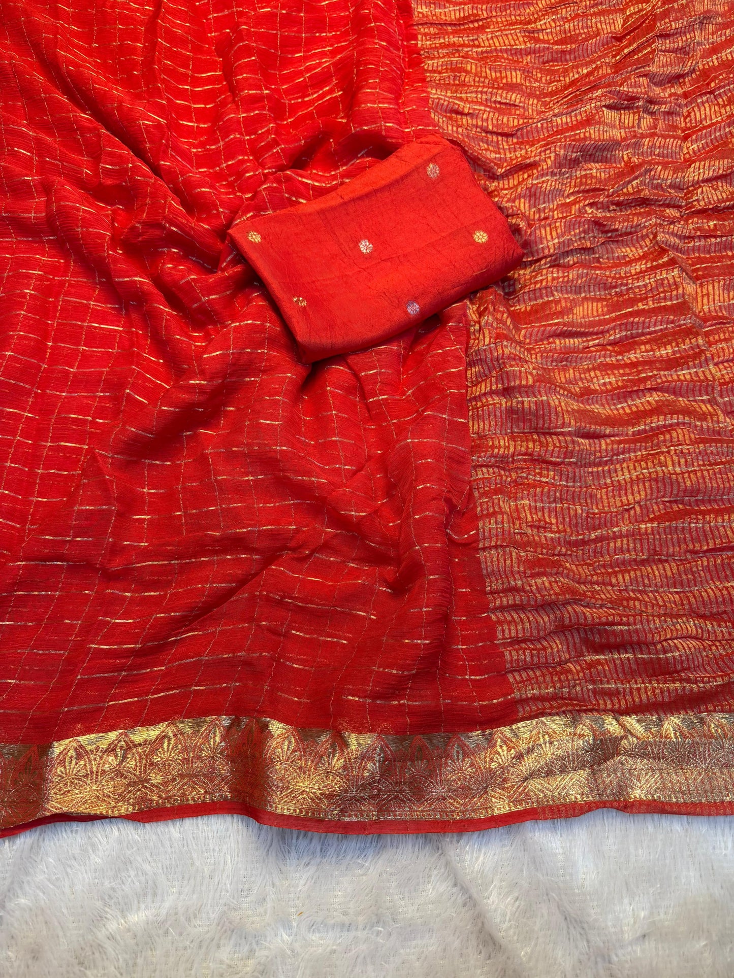Viscose Georgette Saree