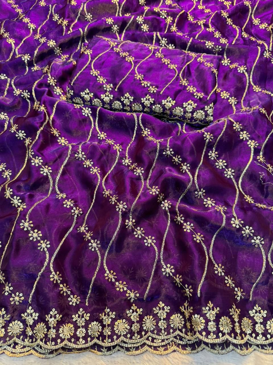 Space Silk Saree