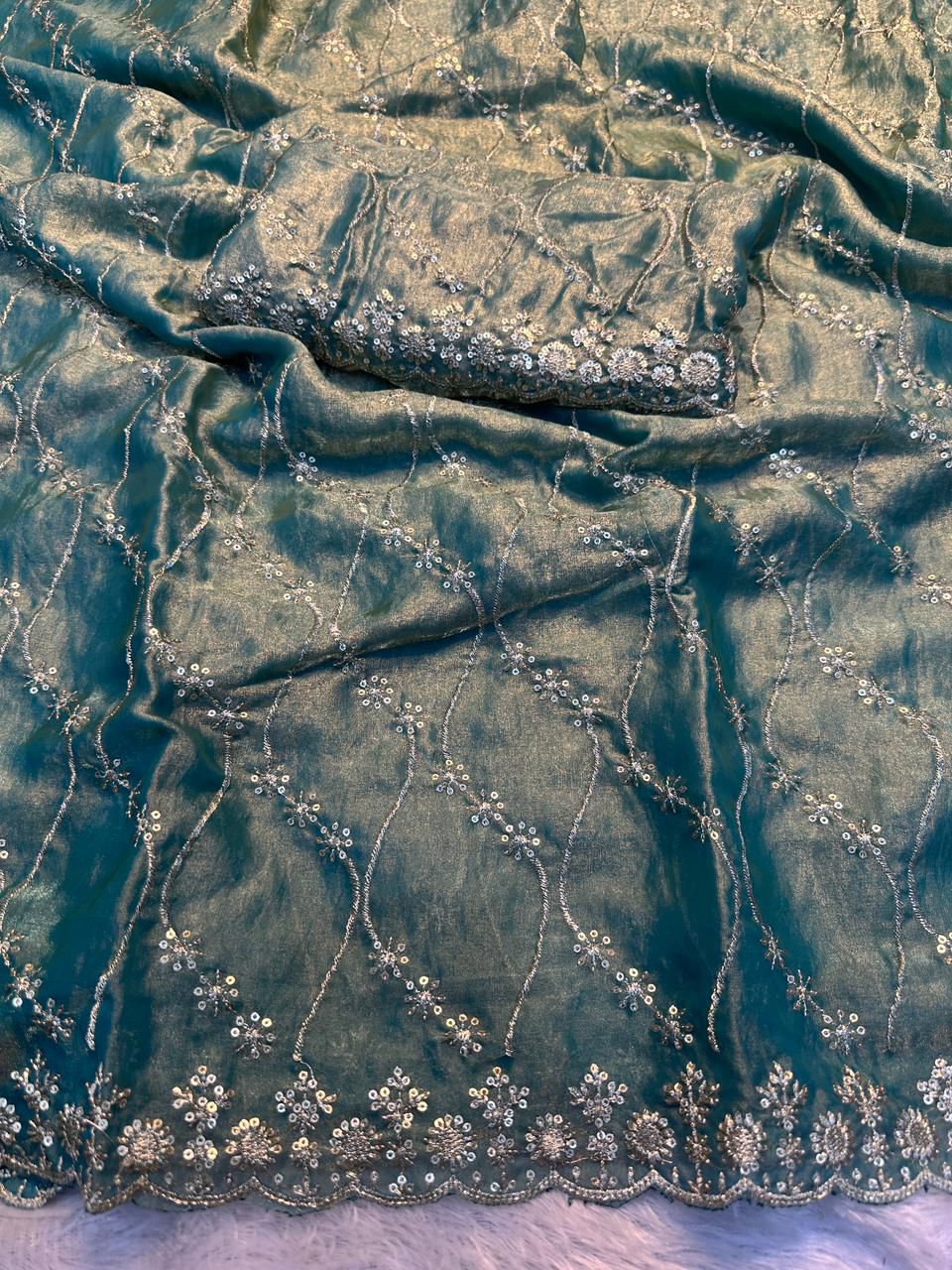 Space Silk Saree