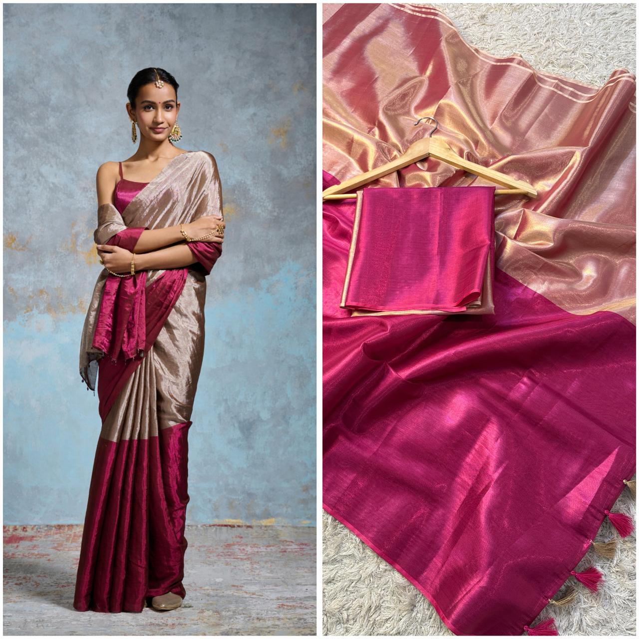 Banarasi Katan Tissue Saree
