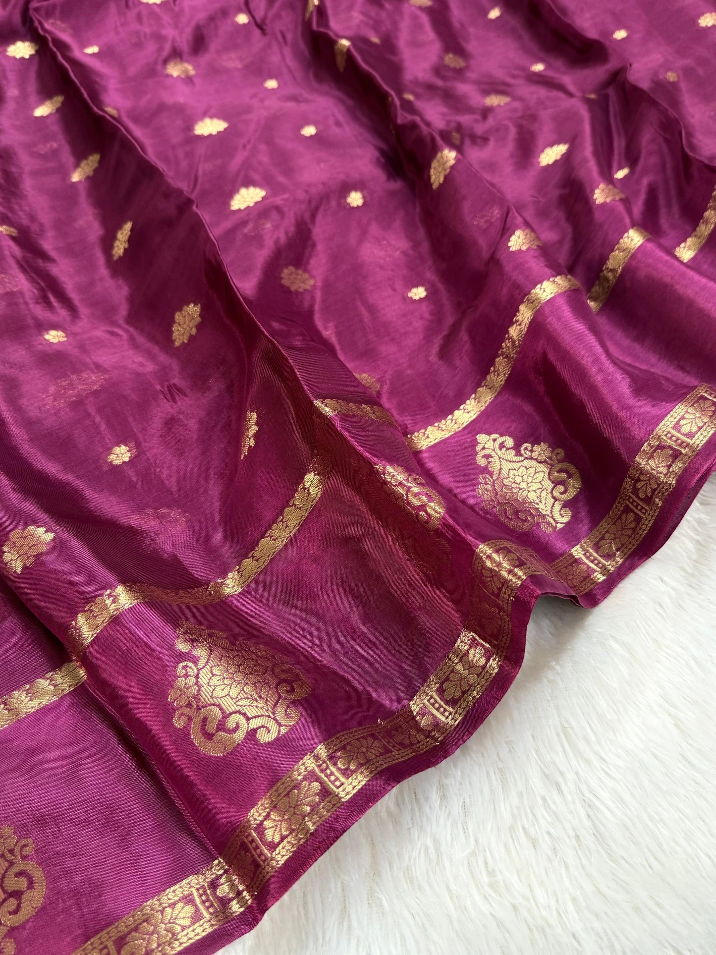 Viscose Crepe Silk Fabric Saree