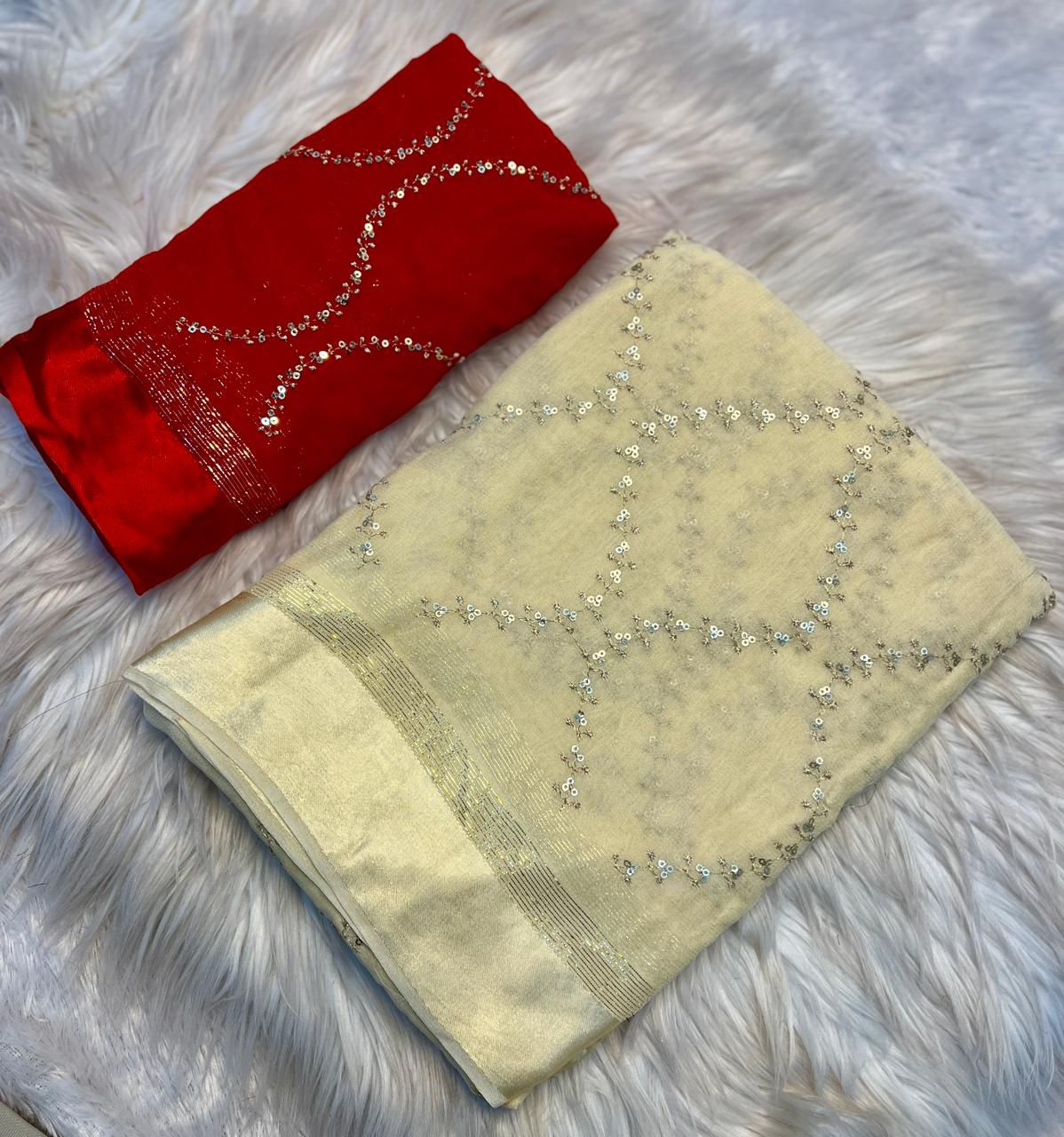 Viscose Georgette Saree