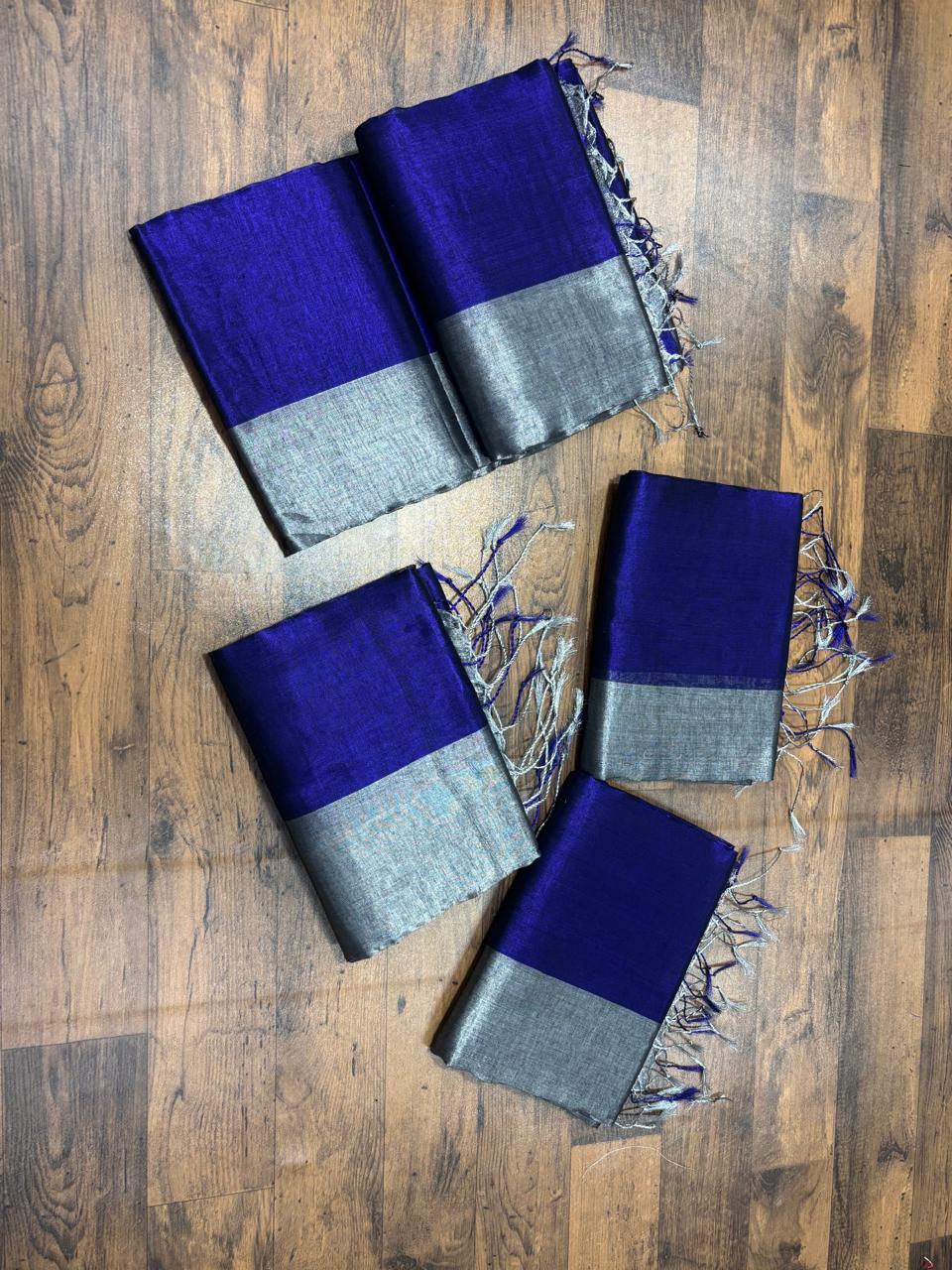 Half Tissue Cotton Saree