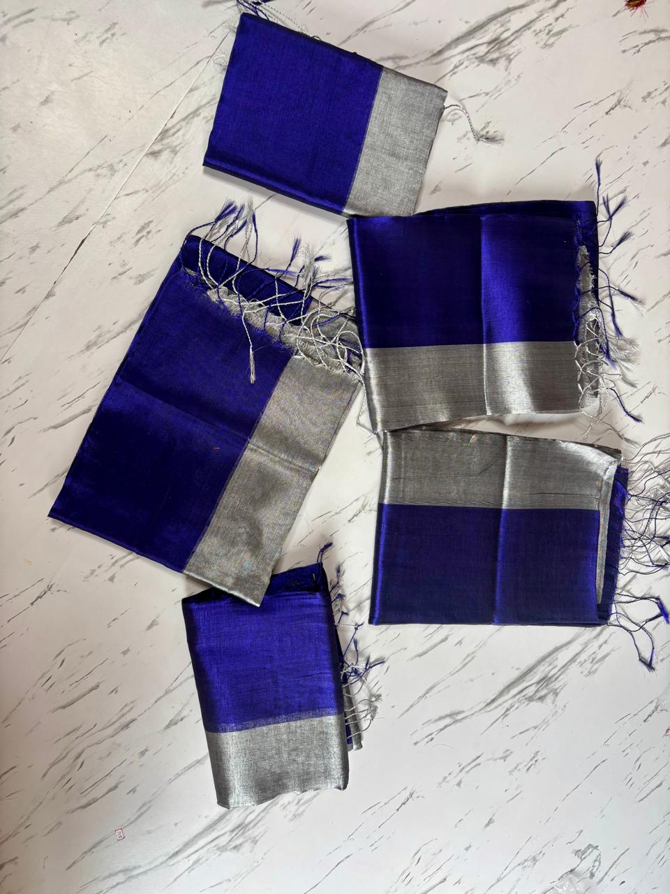 Half Tissue Cotton Saree