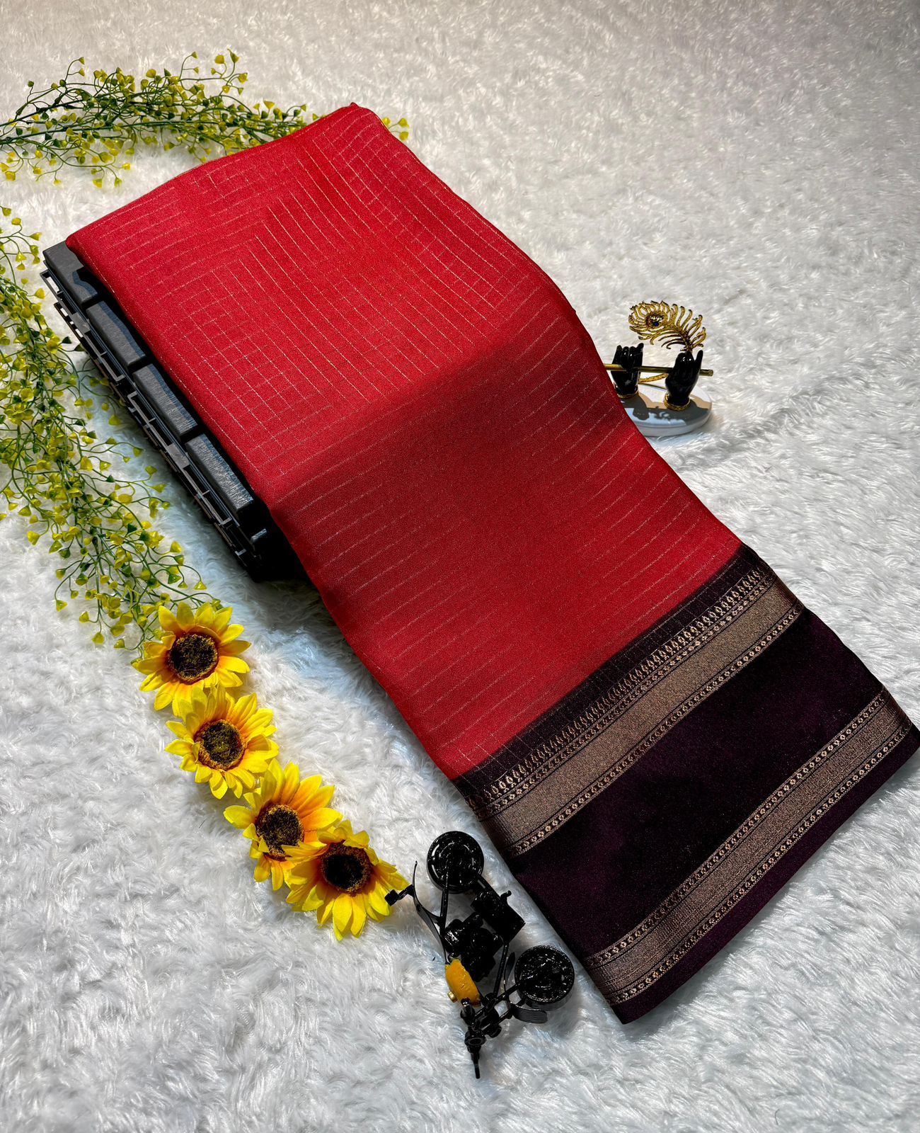 Mysore Crepe Silk Saree