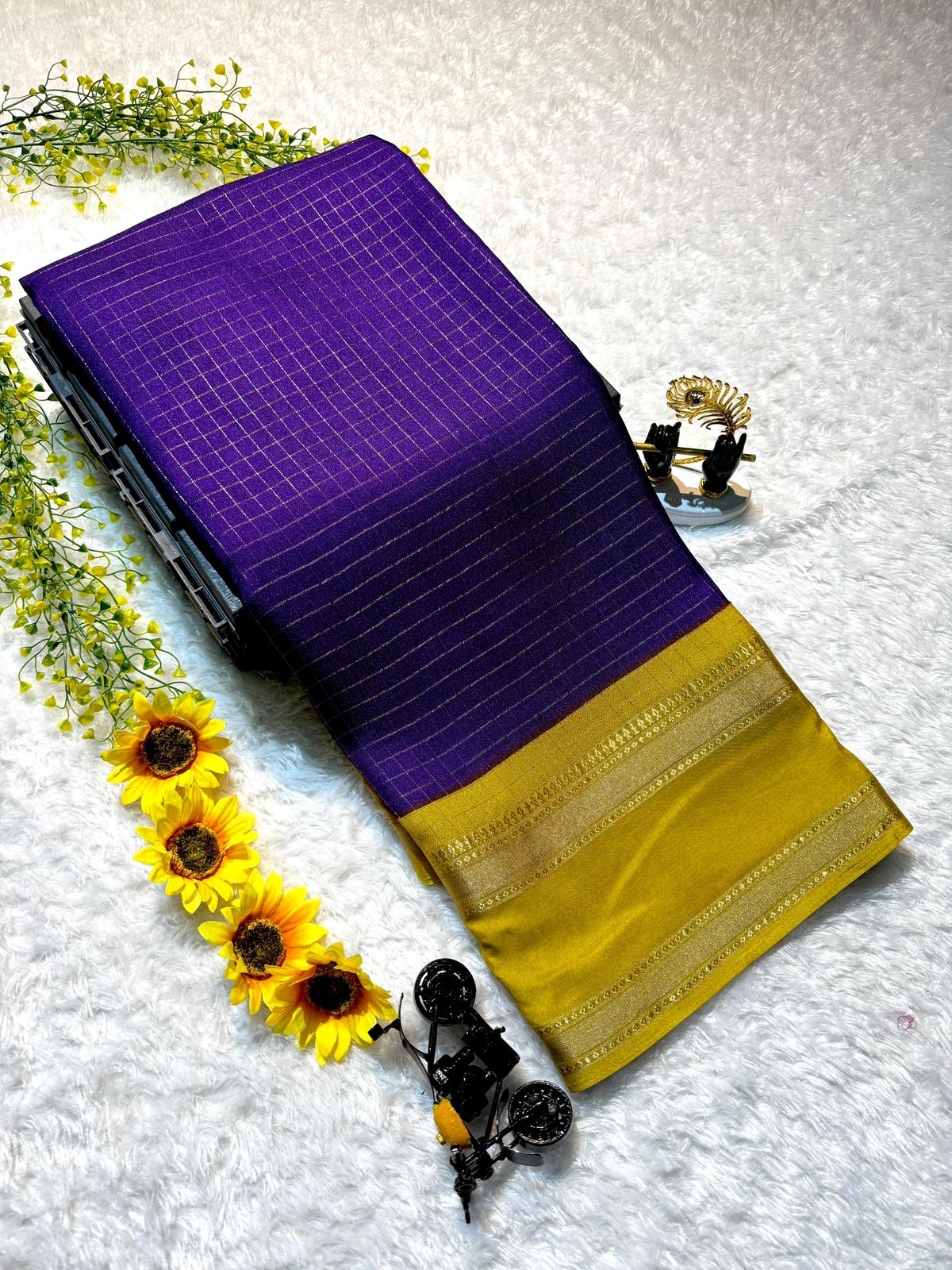 Mysore Crepe Silk Saree