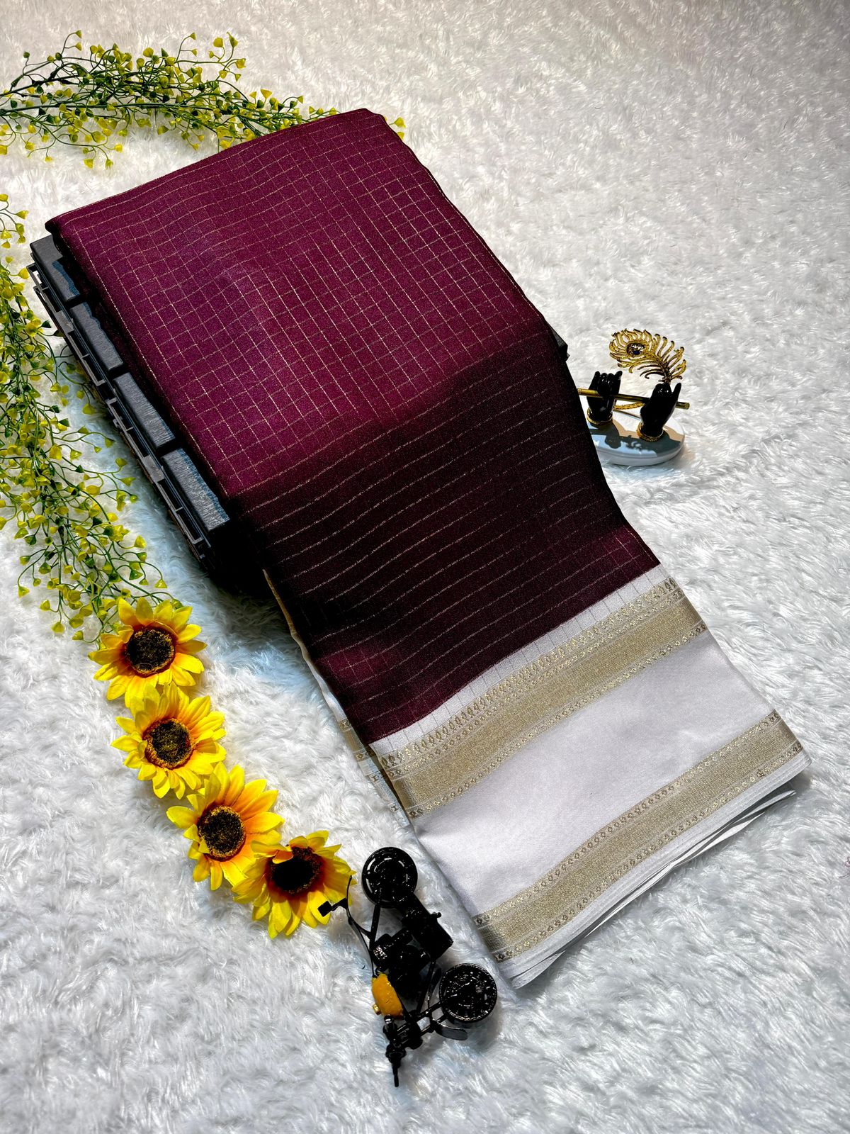 Mysore Crepe Silk Saree