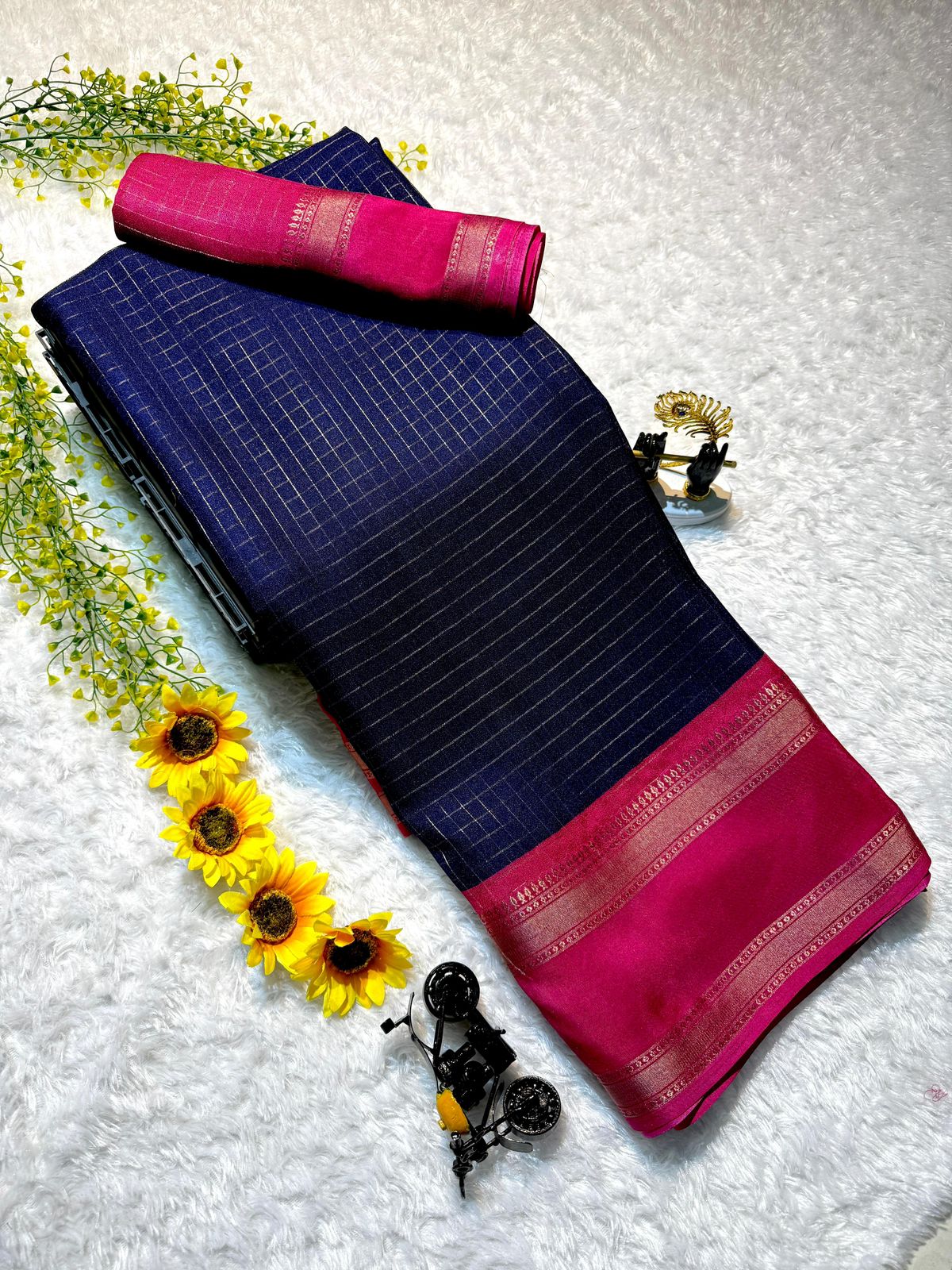 Mysore Crepe Silk Saree