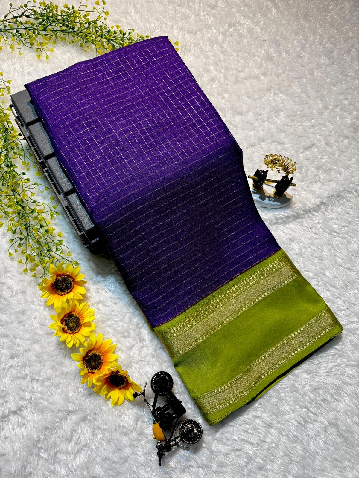 Mysore Crepe Silk Saree