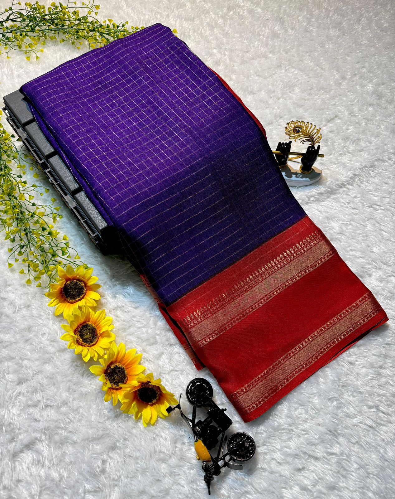 Mysore Crepe Silk Saree