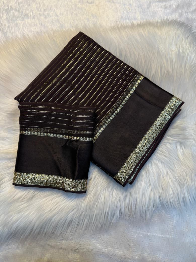 Viscose Georgette Saree