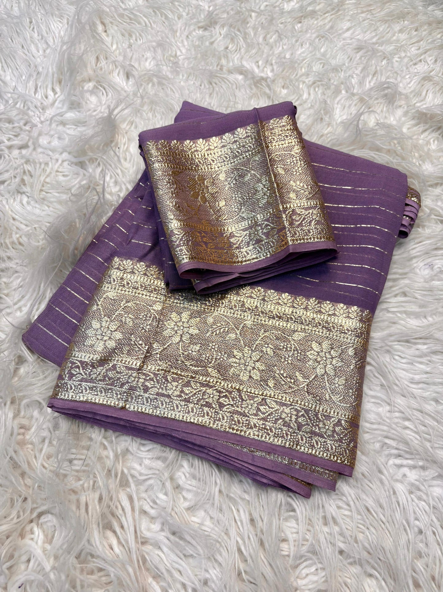 Viscose Georgette saree