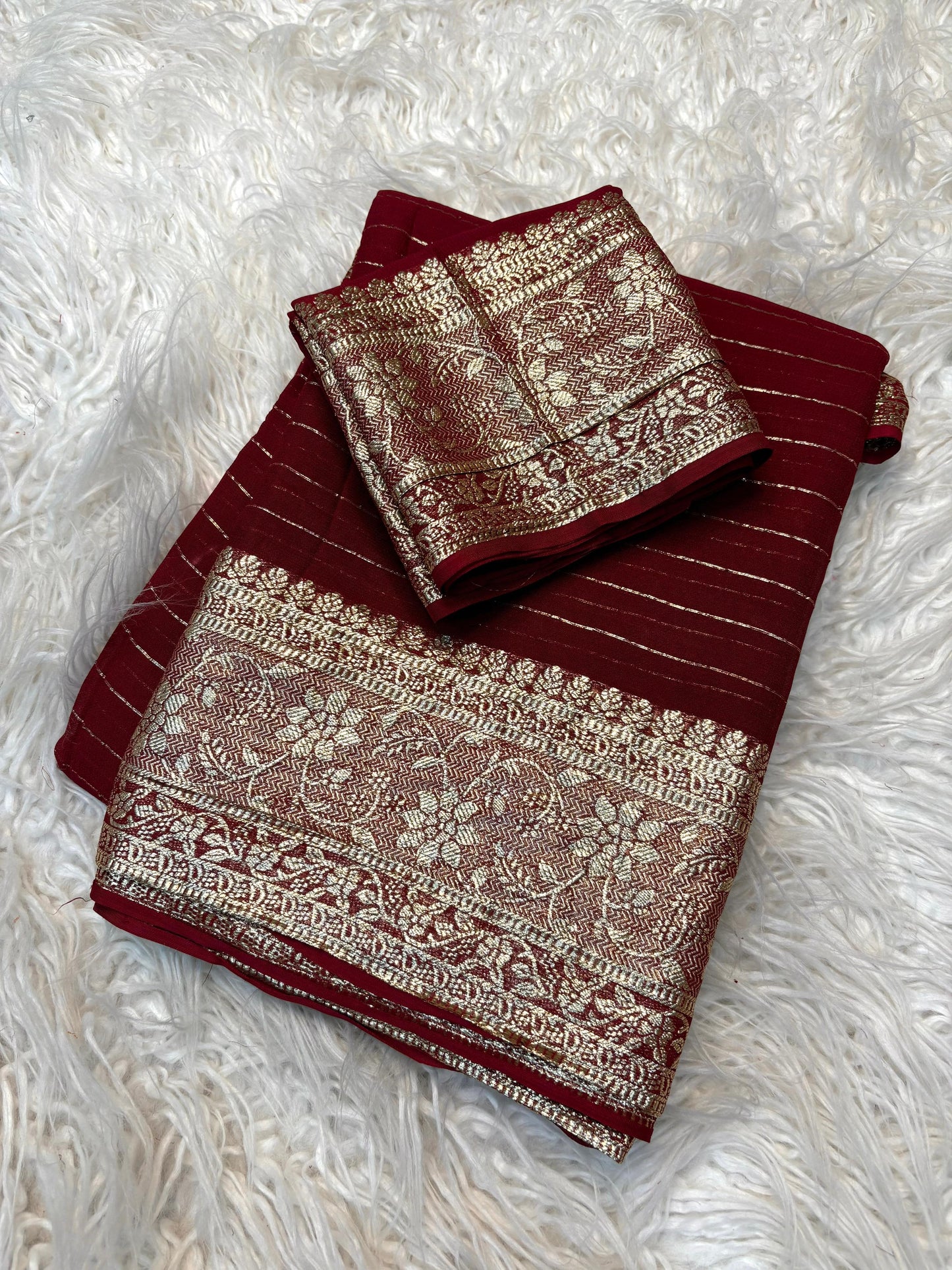 Viscose Georgette saree