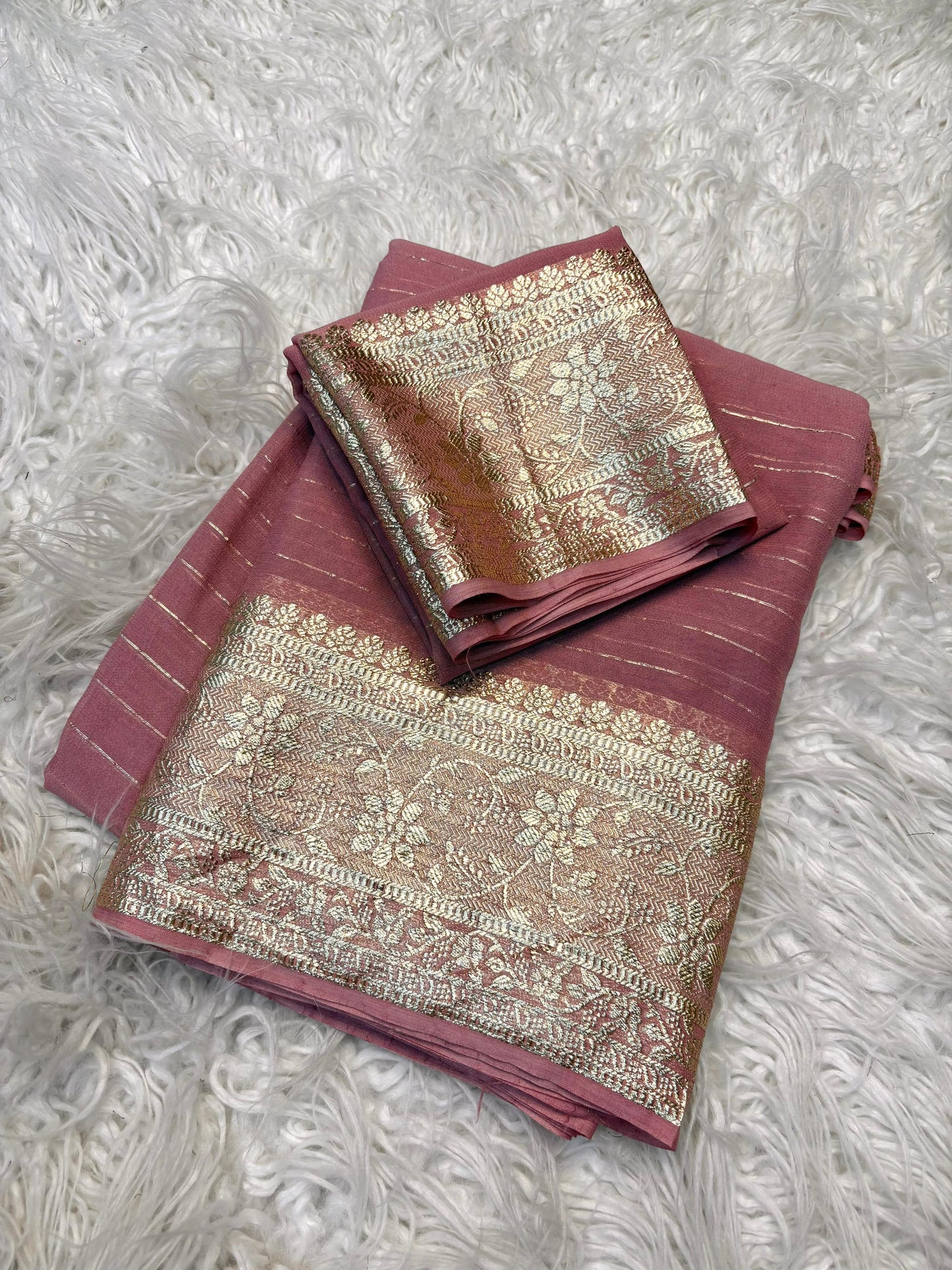Viscose Georgette saree