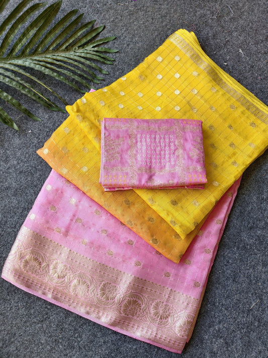 Chinnon Crepe Silk Saree