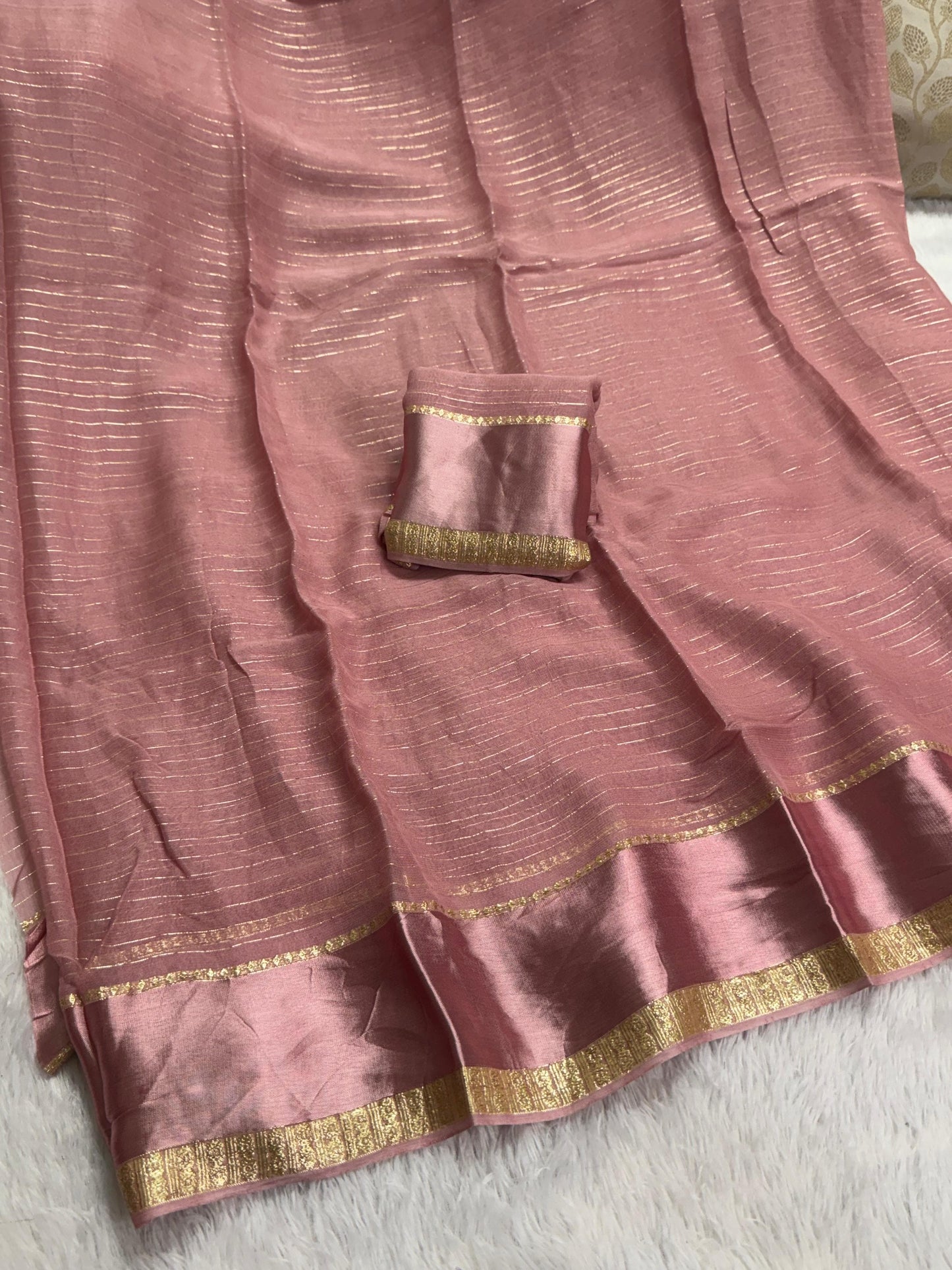 Viscose Georgette Saree