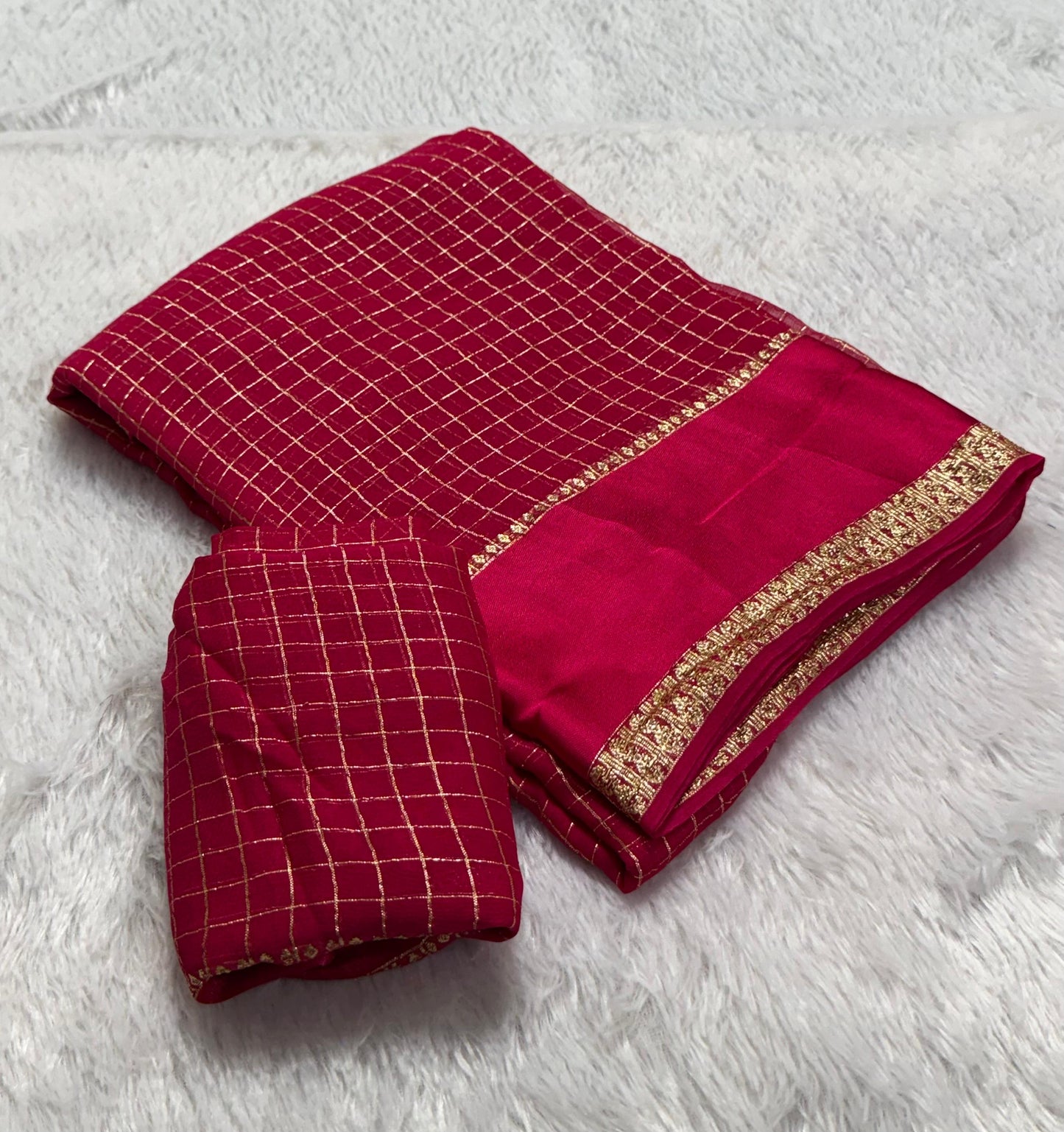 Viscose Georgette Saree