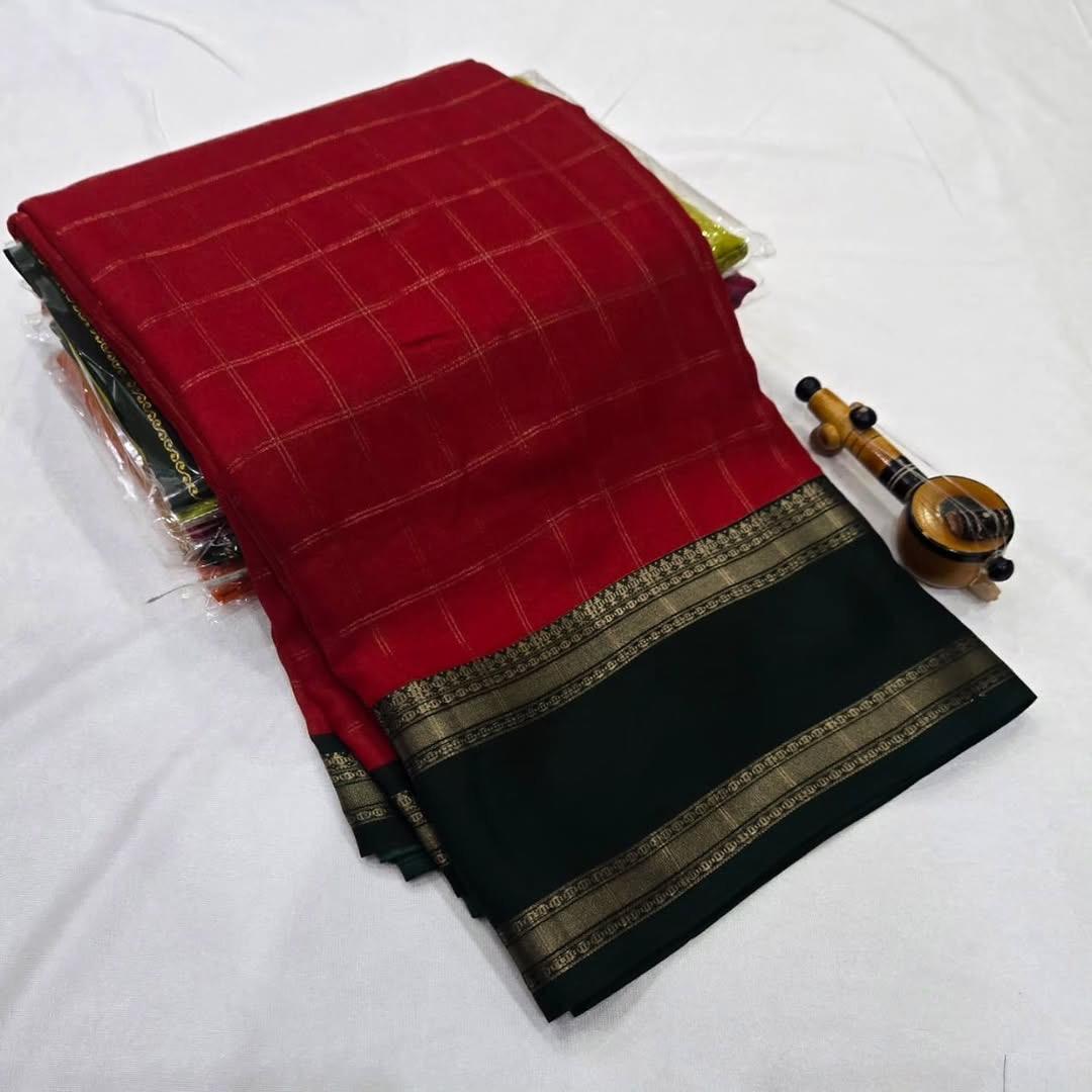 Mysore Crepe Silk Saree