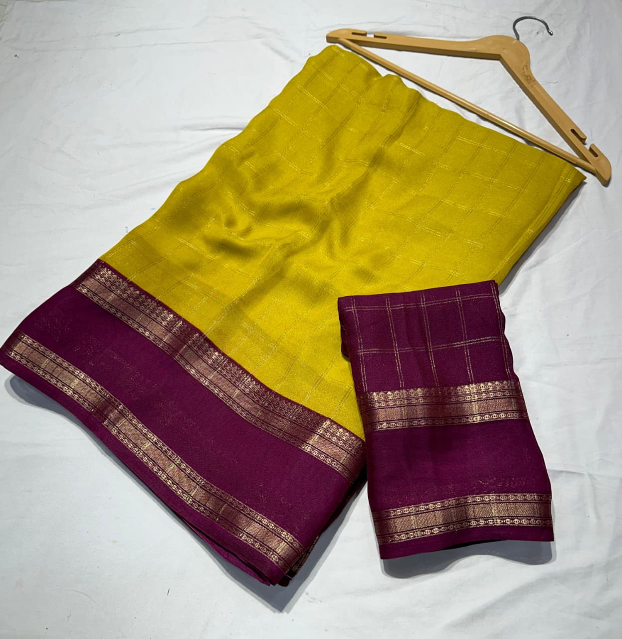 Mysore Crepe Silk Saree