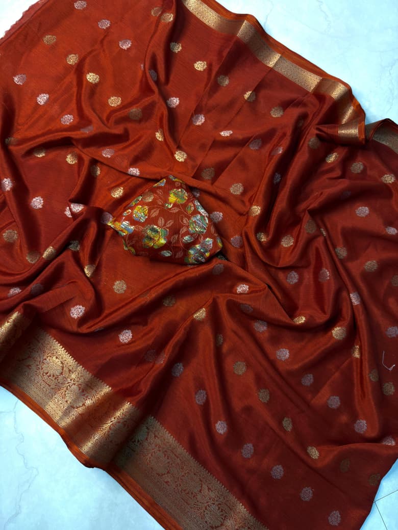 Chinnon Crepe Saree