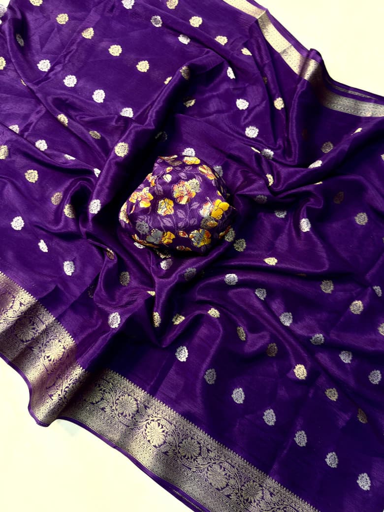 Chinnon Crepe Saree