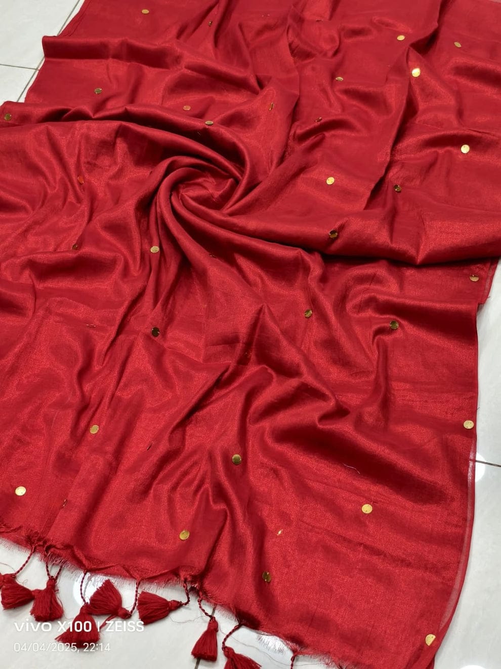 Mul Cotton Tissue Saree