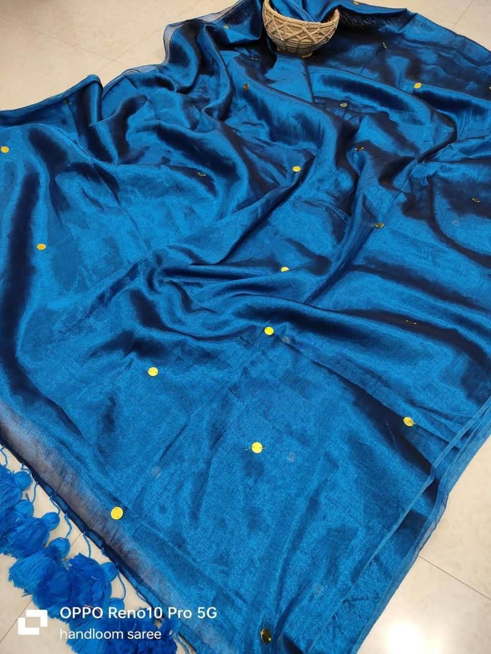 Mul Cotton Tissue Saree