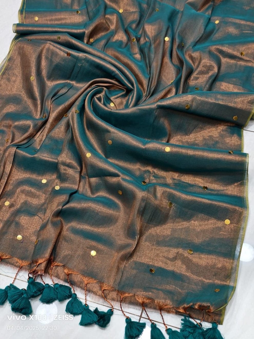 Mul Cotton Tissue Saree