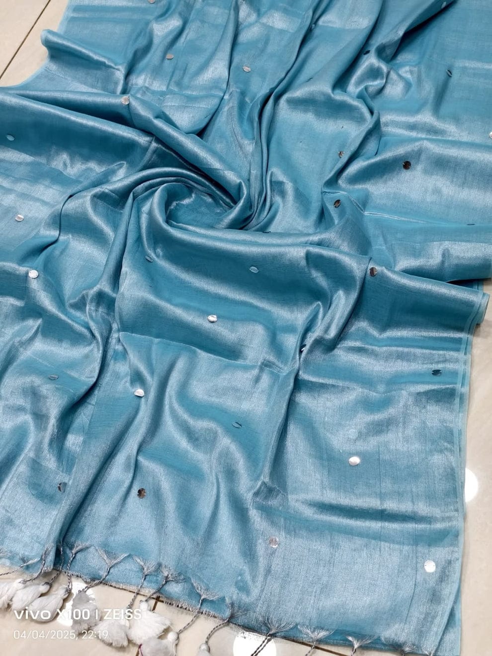 Mul Cotton Tissue Saree