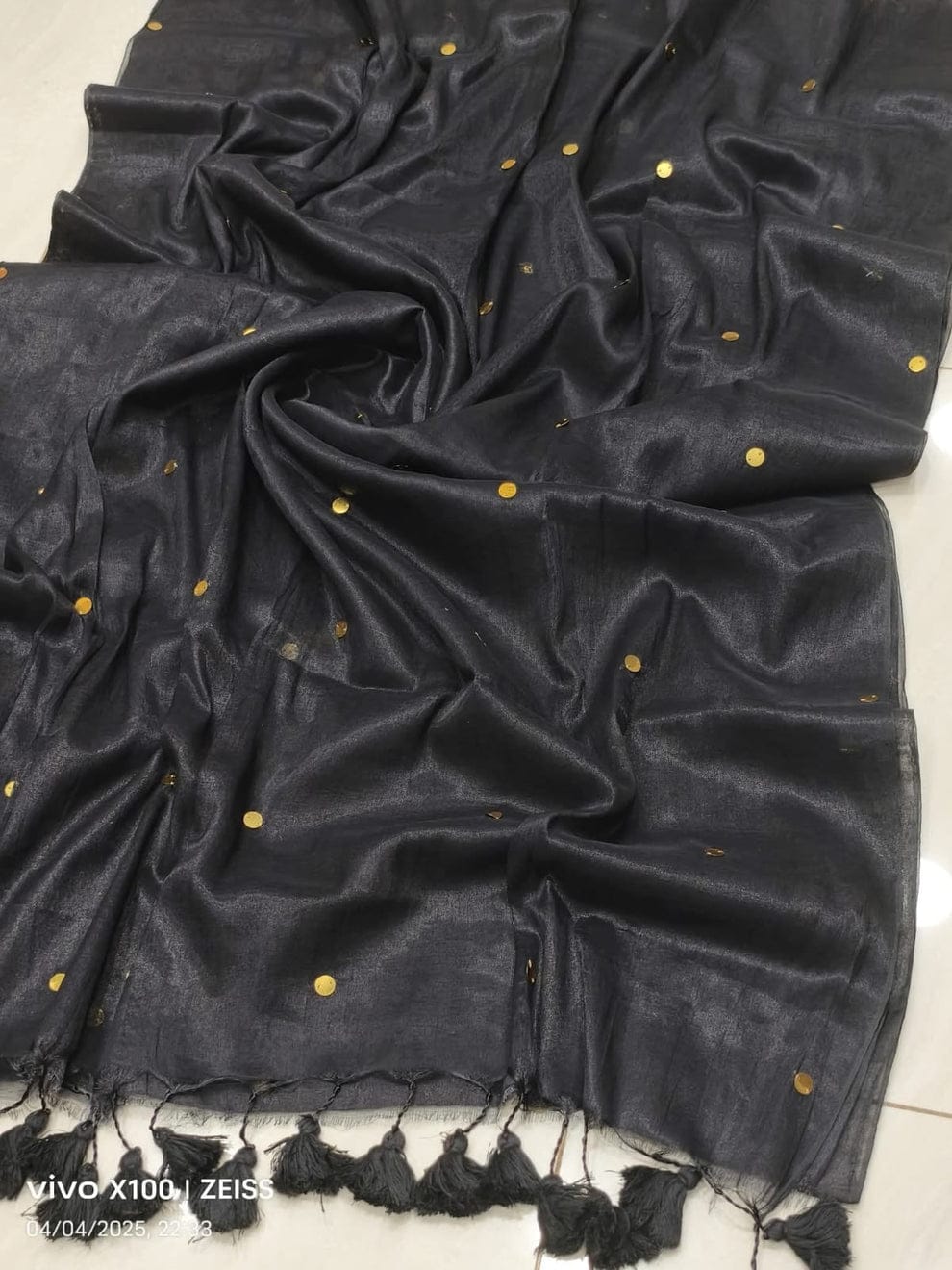 Mul Cotton Tissue Saree