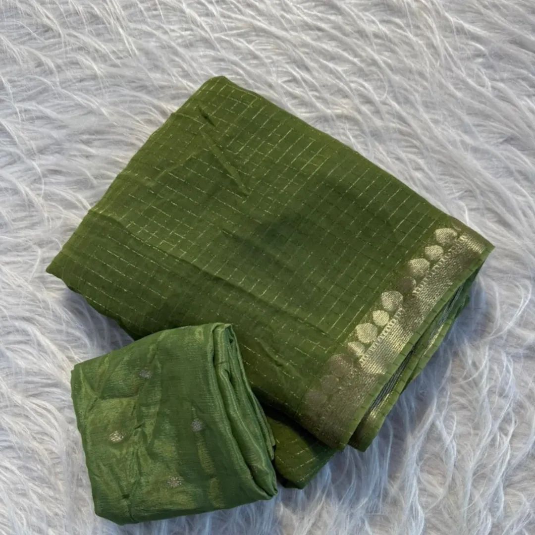 Viscose Georgette Chex Saree