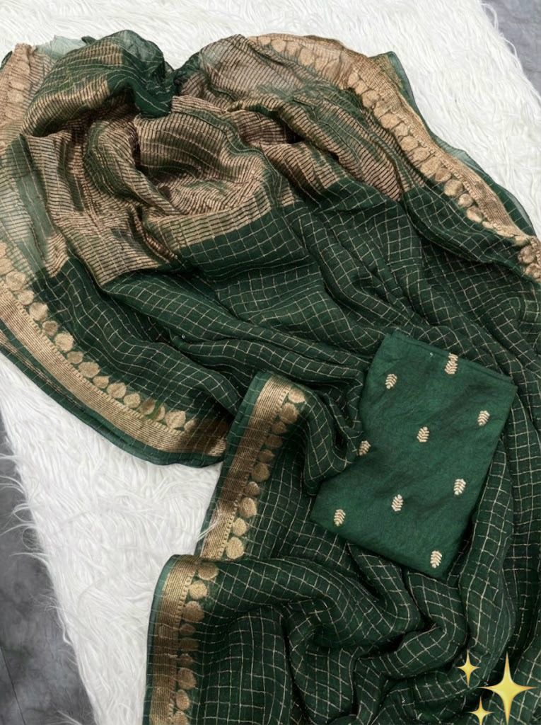 Viscose Georgette Chex Saree