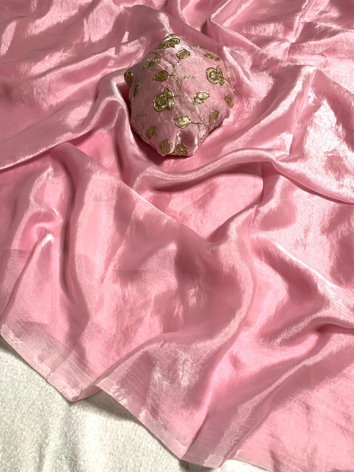 Space Silk Saree(Two Tone)