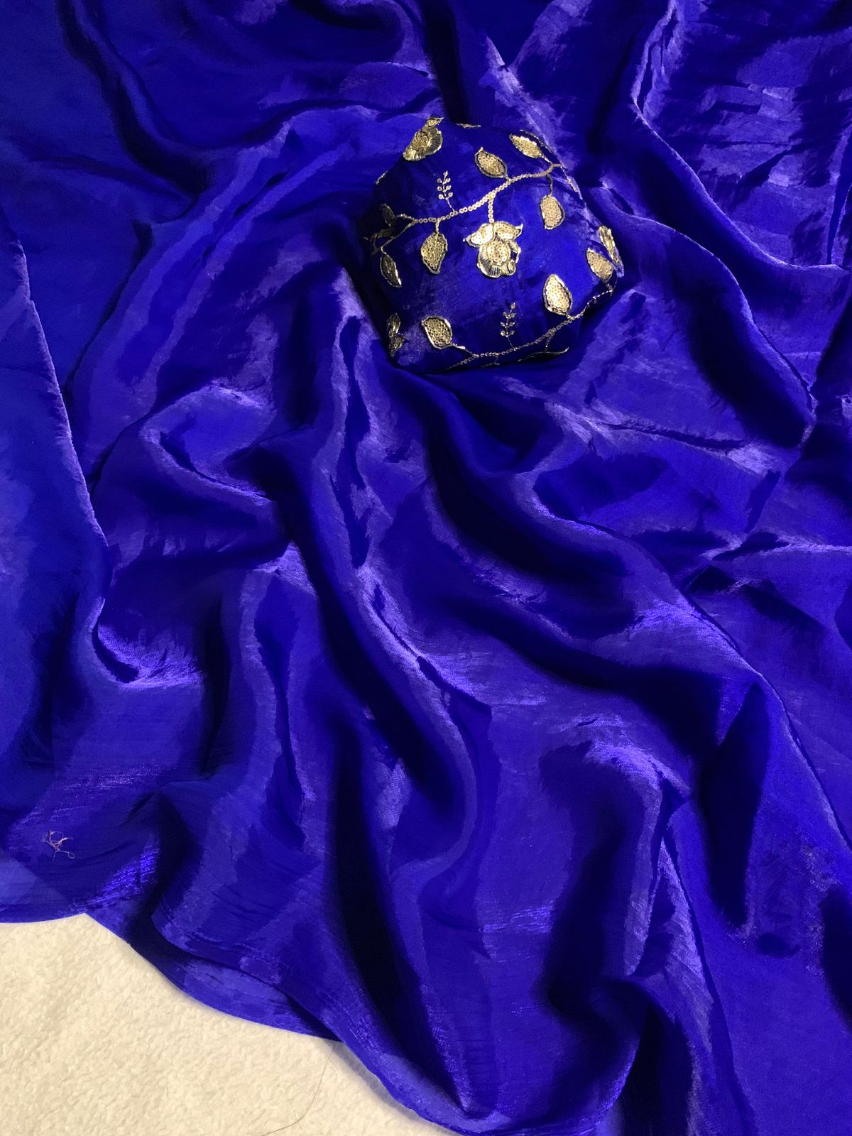 Space Silk Saree(Two Tone)